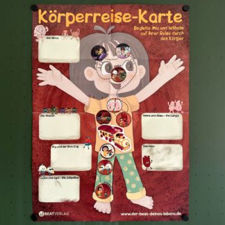 DER BEAT DEINES LEBENS – Wendeposter Körperreise-Karte zum Unterrichtsmaterial