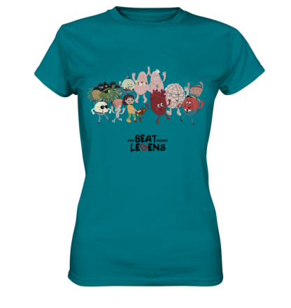 T-Shirt Bei uns im Körper ist was los! - Ladies Premium Shirt