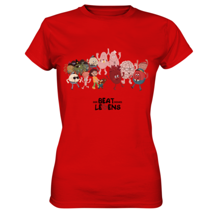 T-Shirt Bei uns im Körper ist was los! - Ladies Premium Shirt – Bild 7