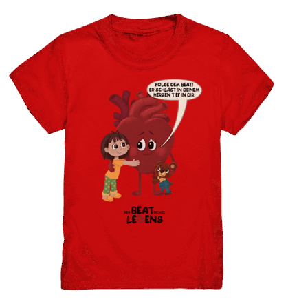 T-Shirt Herz - Kids Premium Shirt – Bild 3